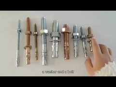 Din Type 3/4 Pcs Metal Anchor Bolts M6 - M30 Sizes