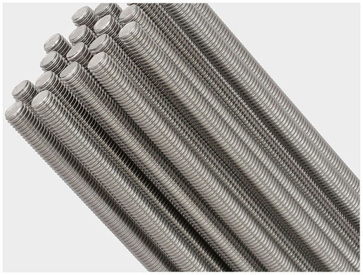 全スレッド構造 青白亜鉛Q195 炭素鋼 DIN 975 スレッド棒 M6*1m