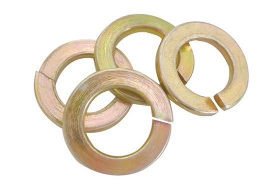 黒い終わりの喧騒127はめっきされたスプリング ウオッシャーの炭素鋼を亜鉛でメッキする