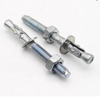 ボルト アンカー コンクリートの炭素鋼を通したくさびM12x100