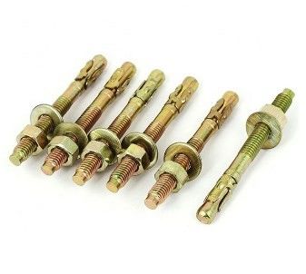 ボルト アンカー コンクリートの炭素鋼を通したくさびM12x100